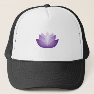 Binnenste Paarse Lotus-ventilator Trucker Pet