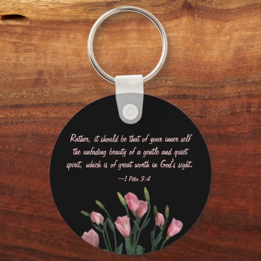 Binnenste schoonheid sleutelhanger (Voorkant)