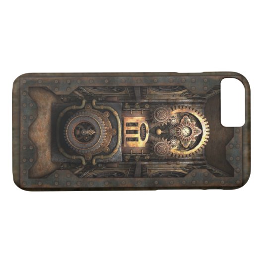 Binnenste steampunk (afgesloten) Case-Mate iPhone case (Achterkant (Horizontaal))