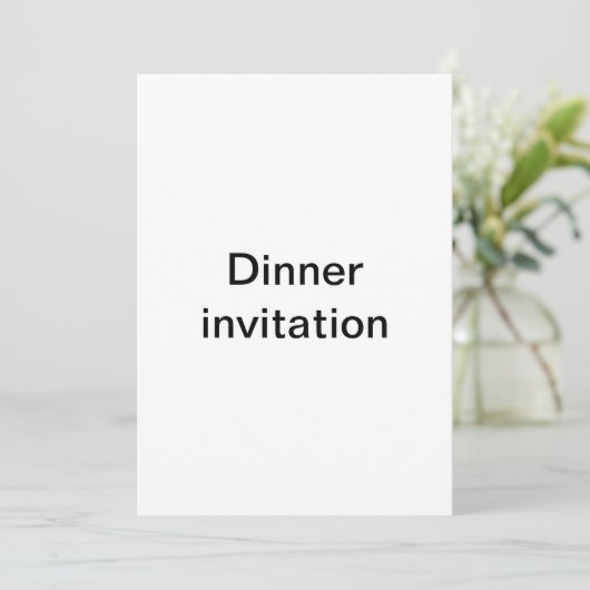 Binnenste uitnodiging (Staand voorkant)