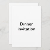 Binnenste uitnodiging (Voorkant / Achterkant)