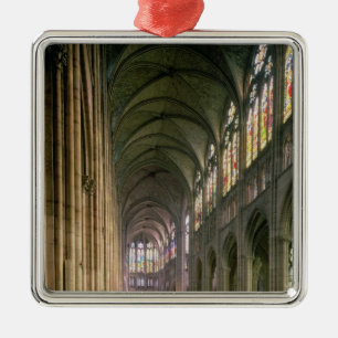 Binnenste uitzicht die naar beneden kijkt metalen ornament