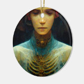 Binnenste Uitzicht Fantasy Sci-Fi Keramisch Ornament (Links)