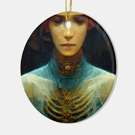 Binnenste Uitzicht Fantasy Sci-Fi Keramisch Ornament (Links)