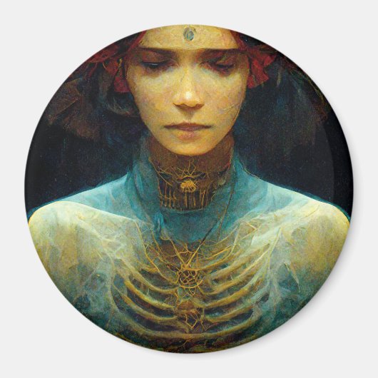 Binnenste Uitzicht Fantasy Sci-Fi Magneet (Voorkant)