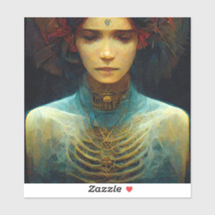 Binnenste Uitzicht Fantasy Sci-Fi Sticker