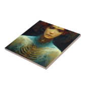 Binnenste Uitzicht Fantasy Sci-Fi Tegeltje (Zijkant)