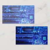 Binnenste uitzicht van CPU Visitekaartje (Voorkant / Achterkant)