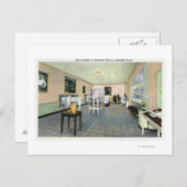 Binnenste Uitzicht van de Bibliotheek FDR, Exhibit Briefkaart (Voorkant / Achterkant)