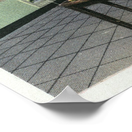 Binnenste Uitzicht van de Bibliotheek FDR, Exhibit Poster (Hoek)