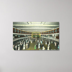 Binnenste Uitzicht van de "Casino Ball Room" Canvas Afdruk