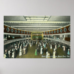 Binnenste Uitzicht van de "Casino Ball Room" Poster