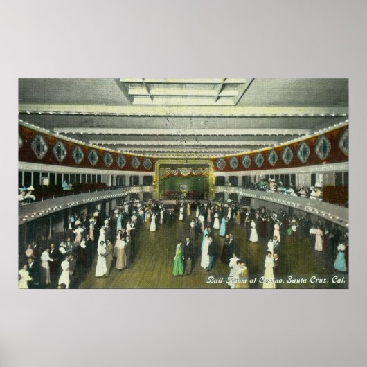 Binnenste Uitzicht van de "Casino Ball Room" Poster (Voorkant)