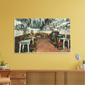 Binnenste Uitzicht van de Cave Grill Canvas Afdruk (Insitu (Woonkamer))