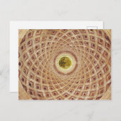 Binnenste uitzicht van de Cupola in de kapel Briefkaart (Voorkant / Achterkant)