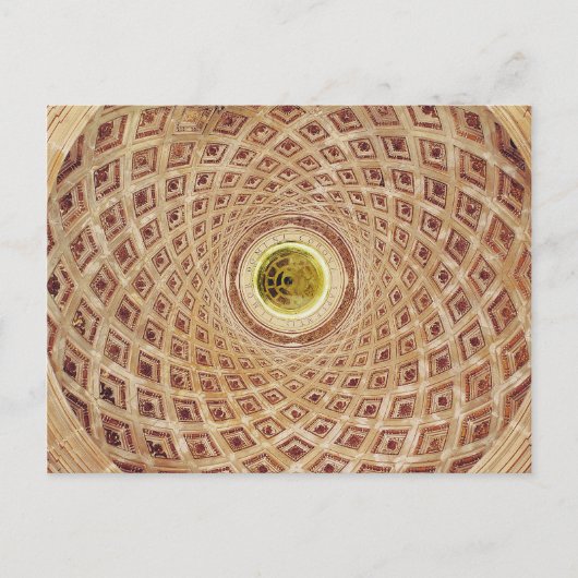 Binnenste uitzicht van de Cupola in de kapel Briefkaart (Voorkant)