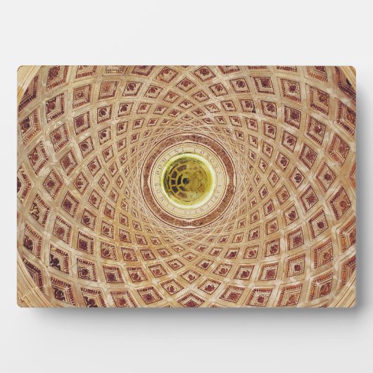 Binnenste uitzicht van de Cupola in de kapel Fotoplaat (voorkant)