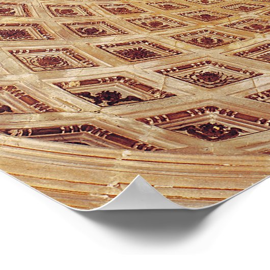 Binnenste uitzicht van de Cupola in de kapel Poster (Hoek)