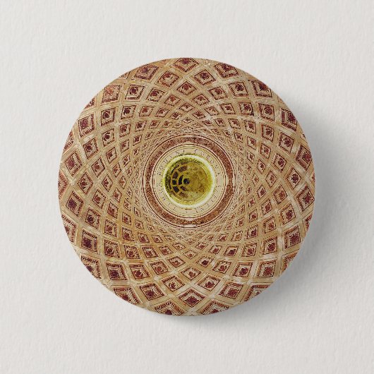 Binnenste uitzicht van de Cupola in de kapel Ronde Button 5,7 Cm (Voorkant)