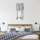 Binnenste Uitzicht van de elegante muziekkamer Canvas Afdruk (Insitu (Slaapkamer))