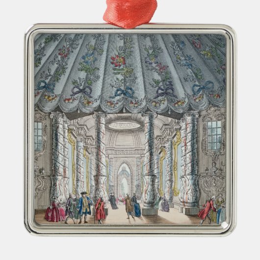 Binnenste Uitzicht van de elegante muziekkamer Metalen Ornament (Voorkant)