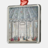 Binnenste Uitzicht van de elegante muziekkamer Metalen Ornament (Links)