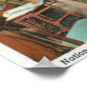 Binnenste Uitzicht van de Levende Zaal van de FDR Poster (Hoek)