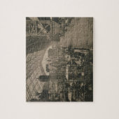 Binnenste uitzicht van de machinekamer uit L'Album Legpuzzel (Verticaal)