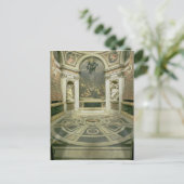 Binnenste uitzicht van de octagonale Chigi Chapel Briefkaart (Staand voorkant)