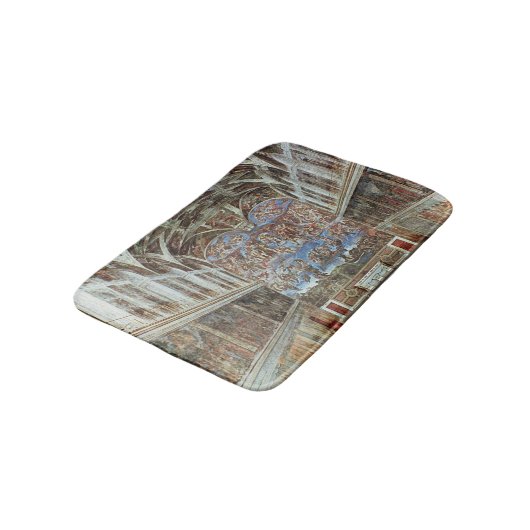 Binnenste uitzicht van de Sistinekapel Badmat (Gekanteld)