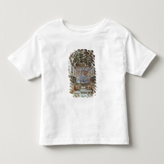 Binnenste uitzicht van de Sistinekapel Kinder Shirts (Voorkant)