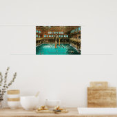 Binnenste Uitzicht van de zwembadkuipen Poster (Keuken)