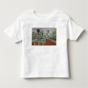 Binnenste Uitzicht van diep Zee Aquarium Kinder Shirts