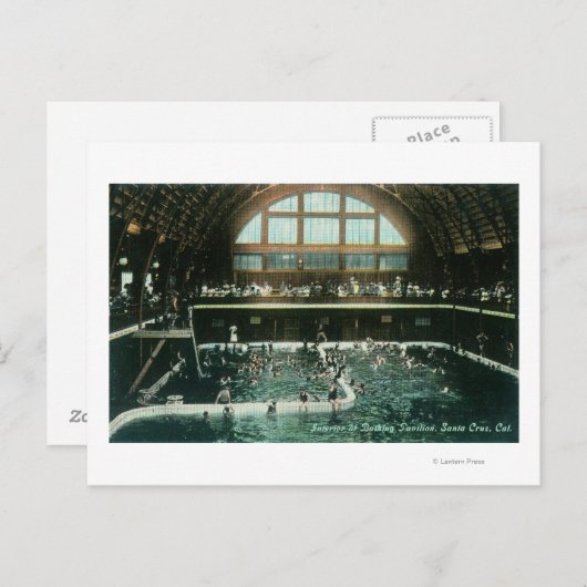 Binnenste Uitzicht van het badpaviljoen Briefkaart (Voorkant / Achterkant)