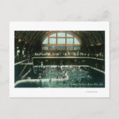Binnenste Uitzicht van het badpaviljoen Briefkaart (Voorkant)