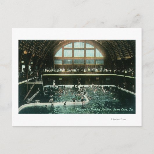 Binnenste Uitzicht van het badpaviljoen Briefkaart (Voorkant)