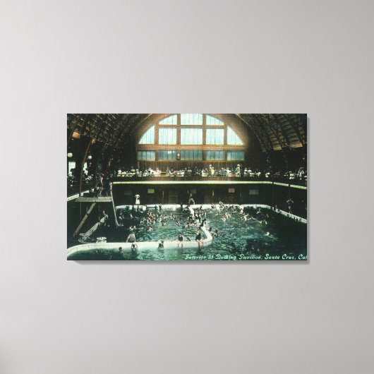 Binnenste Uitzicht van het badpaviljoen Canvas Afdruk (Voorkant)