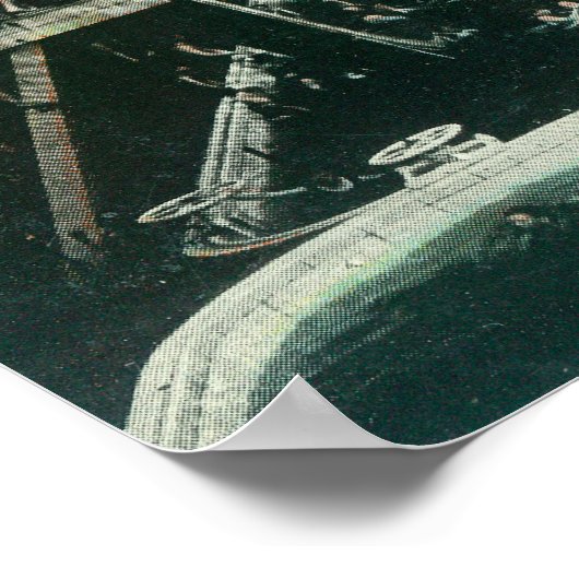 Binnenste Uitzicht van het badpaviljoen Poster (Hoek)