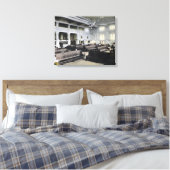 Binnenste Uitzicht van het EU-station Canvas Afdruk (Insitu (Slaapkamer))