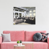Binnenste Uitzicht van het EU-station Canvas Afdruk (Insitu (Woonkamer))