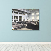 Binnenste Uitzicht van het EU-station Canvas Afdruk (Insitu (Houten vloer))