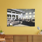 Binnenste Uitzicht van het EU-station Canvas Afdruk (Insitu (Woonkamer))