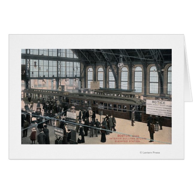Binnenste Uitzicht van het Sullivan Square-station (Voorkant Horizontaal)