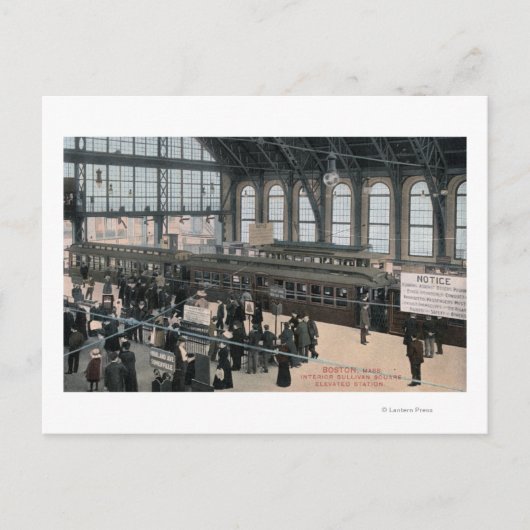 Binnenste Uitzicht van het Sullivan Square-station Briefkaart (Voorkant)