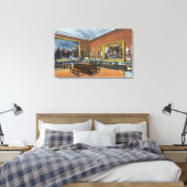 Binnenste Uitzicht van Pilgrim Hall Canvas Afdruk (Insitu (Slaapkamer))