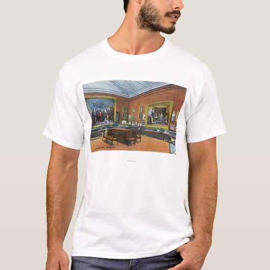 Binnenste Uitzicht van Pilgrim Hall T-shirt (Voorkant)