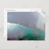 Binnenste uitzicht van smeltend ijs briefkaart (Voorkant / Achterkant)