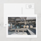 Binnenste Uitzicht van South Side Band Mill Briefkaart (Voorkant / Achterkant)