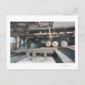 Binnenste Uitzicht van South Side Band Mill Briefkaart (Voorkant)