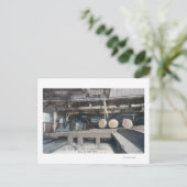 Binnenste Uitzicht van South Side Band Mill Briefkaart (Staand voorkant)